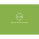Nature Green Circle Initials Foldover Note Cards Image 3 of 5